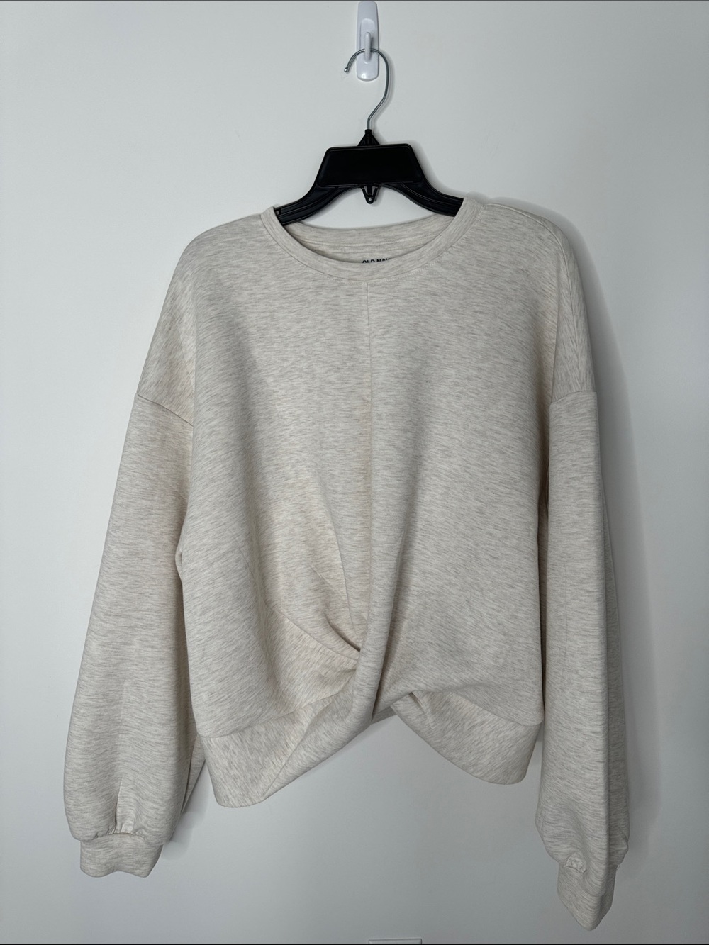 Old Navy - Bounce Fleece Twist-Front Sweatshirt.